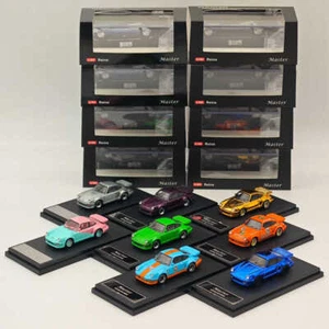 1/64 Porsche 930 911 Turbo Black Bird Open Cover Engine Diecast Car Model Master - Bild 1 von 24