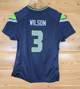 Seattle Seahawks Football Jersey Women Size Medium #3 Wilson Nike On Field - Picture 1 of 8