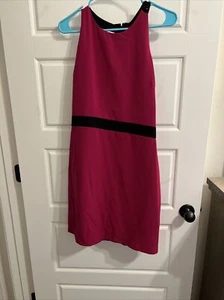 Belle Badgley Mischka Damen weinrot Cocktailkleid gefüttert Größe 12 - Bild 1 von 3