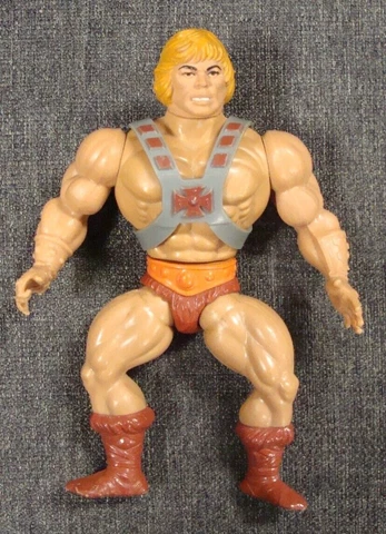Vintage MOTU He-Man Figure Soft Head Cover