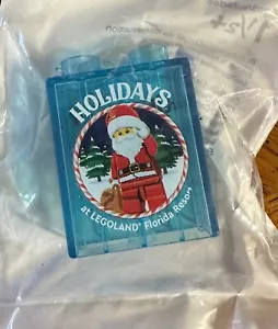 2023 NEW Legoland Florida Holidays "SANTA" Christmas Commemorative Duplo Brick - Picture 1 of 2