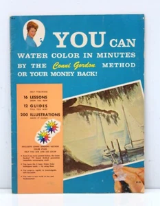 You Can Water Color In Minutes By Conni Gordon Method Vintage 1965 - Bild 1 von 3