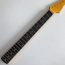 New Vintage Maple Strat Guitar neck part 21 fret 25.5inch rosewood inlay yellow