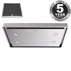 SIA CLN90SS 90cm Stainless Steel Ceiling Cooker Hood Extractor Fan & Filter