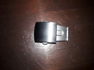 Stainless steel butterfly double push button buckle clasp 22mm TC - Picture 1 of 2