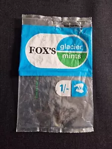 VINTAGE 1960's Fox's Glacier Mint Sweet Packet - Picture 1 of 2