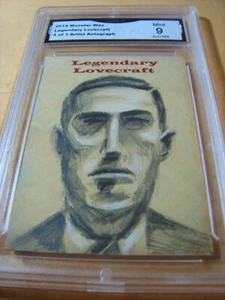 LEGENDARY LOVECRAFT ARTIST AUTOGRAPH AUTO 2014 MONSTER WAX 1 OF 1 GRADED 9 L@@@K - Picture 1 of 2