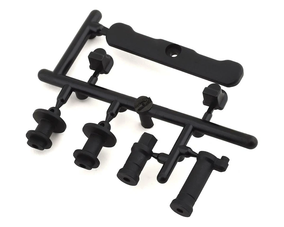 Team Associated ASC92242 Bumper & Post Set RC10B74 B74.1 B74.1D New - Image 1 of 1