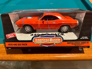 ERTL Supercars #29032 1:18 Hemi Orange 1970 Challenger 440 Six Pack Mopar #2 - Picture 1 of 2