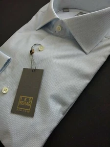$225 NWT IKE BEHAR NEW YORK BLUE water mill SHIRT GOLD LABEL Size 15 LS 32/33 - Picture 1 of 5