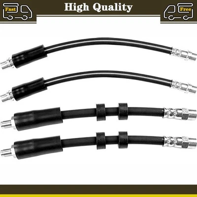 For 1992~1994 Audi 100 Quattro 4X Front Rear Sunsong Brake Hydraulic Hose - Image 1 of 4