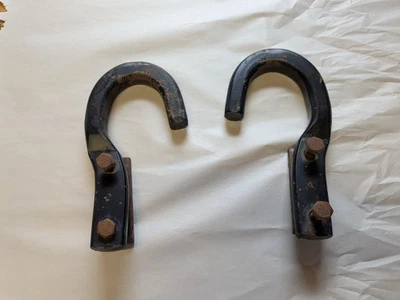1988-1998 Chevy GMC C/K Pickup Truck SUV Recovery Tow Hooks Left Right Pair Oem - Image 1 of 4