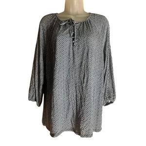 Croft & Barrow Damen Größe XL Pullover Oberteil blau-weiß - Bild 1 von 9