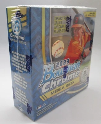 Mega caja de béisbol cromada Bowman 2023 edición Hobby Foto 1 de 4