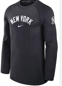 New York Yankees Nike Authentic Collection Game Time Raglan Large - Picture 1 of 2