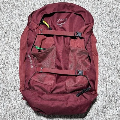 Osprey Farpoint 40 Convertible Backpack Red New - Image 1 of 4