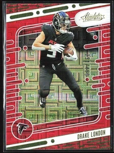 Panini Absolute Red Squares Drake London 291/499 Atlanta Falcons 2024 - Imagen 1 de 2