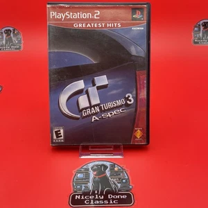 Gran Turismo 3 A-Spec (PS2 PlayStation 2) - Greatest Hits - No Manual - Picture 1 of 7
