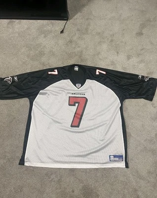 Camiseta deportiva Michael Vick 5XL Reebok Falcons negra roja blanca Foto 1 de 4