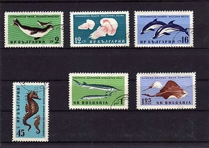 Bulgarien- Nr. 1243-48 o -Tiere im Schwarzen Meer ( 23439-o1 ) - Picture 1 of 1