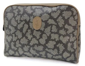 Echte YVES SAINT LAURENT beige/braune Ledertasche Clutch Tasche Handtasche #5... - Bild 1 von 10