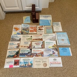 National Geographic Maps 1985 to 1989 Lot Of 23 w/Slip Case Cover VGC - Picture 1 of 12