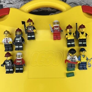 Lego Town City Minifigs Bundle w/ Accessories (from set 60086 & 60004) Retired - Picture 1 of 11
