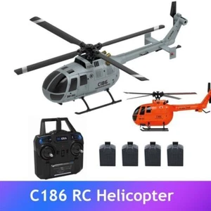 C186 2.4G Rc Helicopter 6 Axis Drone Wlectronic Gyroscoop Stabilisatie Rc Toy  - Picture 1 of 12