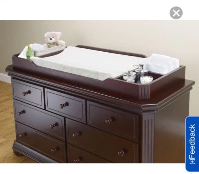 Sorelle Vista Elite Changing Topper - Espresso Modelo: 19513672   - Imagem 1 de 3