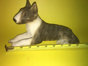 Vintage Resin Figurine Bull Terrier Dog Sculpture: The Budweiser Breed - Picture 1 of 7