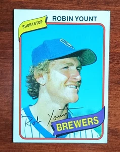 1980 TOPPS #265 ROBIN YOUNT HOF - MILWAUKEE BREWERS - Picture 1 of 4