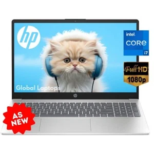 HP 15-FD0182 Laptop Core i7-1355U 1TB SSD 16GB RAM 15.6 1920X1080 NATURAL SILVER - Picture 1 of 5