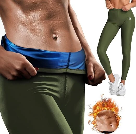 Leggings de sauna para mujer de RDX, gimnasio yoga entrenamiento compresión pantalones deportivos Foto 1 de 1