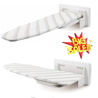 Bügelbrett Wandmontage Klappbar 180° Bügeltisch Bügelbretter für Dampfbügeleisen - Bild 1 von 4