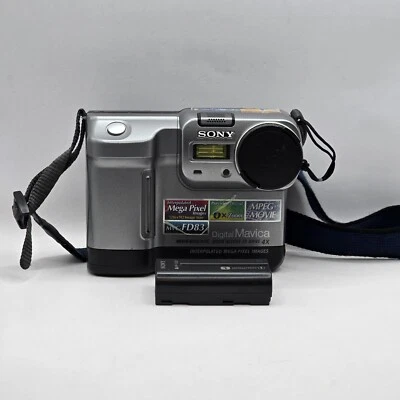 Sony Mavica MVC-FD83 0.9MP Digital Camera - Silver (MVCFD83) Not Tested - Image 1 of 4
