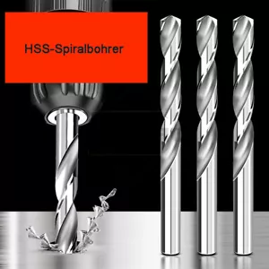 HSS Spiralbohrer Ø 1-14 mm Metallbohrer Stahlbohrer Spiralbohrer geschliffen - Bild 1 von 40