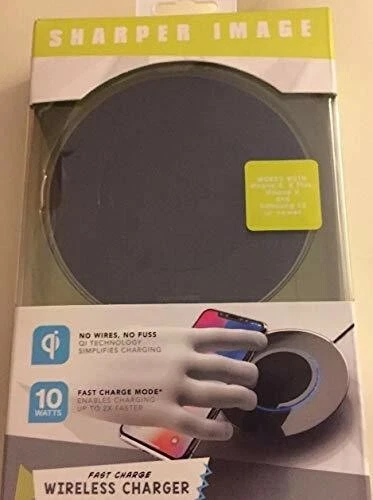 Brand New - Sharper Image Fast Charge Qi Wireless Charger - Image 1 of 1
