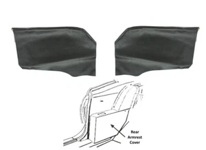 1970 1972 Pontiac Tempest Lemans & GTO Hardtop Rear Armrest Cover - Picture 1 of 1