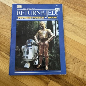 Vintage 1983 Star Wars Return of the Jedi Picture Puzzle Book Happy House Lucas - Picture 1 of 1