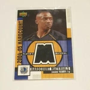 2004-05 UD Hardcourt Materials tarjeta de camiseta de Jason Terry - Dallas Mavericks - Imagen 1 de 1