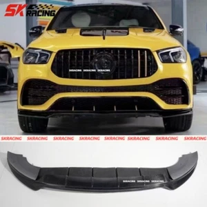 Carbon Fiber Front Lip Body kits Fits Mercedes Benz GLE53 GLE63 Coupe 2021-2024 - Picture 1 of 10