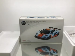 EMPTY BOX - TSM131814R MCLAREN MP4-12C GT3 24H SPA 2012 GULF #9 BELL -1:18- GOOD - Imagen 1 de 9