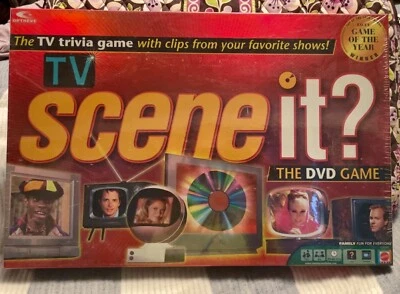 Scene It? TV Edition The DVD Family Fun Night Trivia Board Game 2005 *NEW* - Image 1 of 4