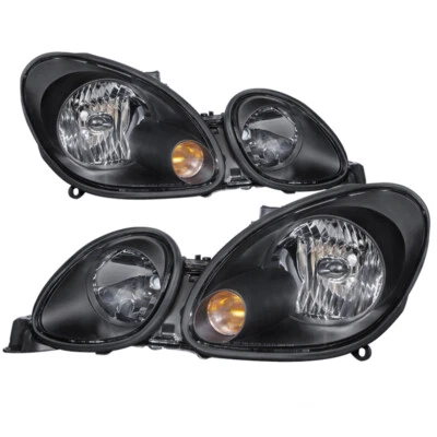 Juego de pares de faros de repuesto para carcasa negra Fit Lexus 98-05 GS300 GS400 GS430 Foto 1 de 4