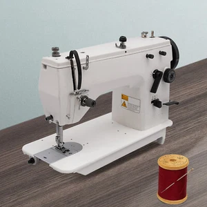 Industrial Sew Machine Head Straight Stitch Zig Zag Heavy Duty Sewing Machine US - Picture 1 of 24