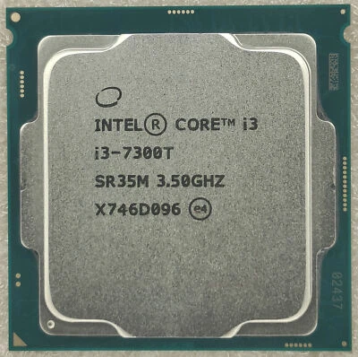 Intel Core i3-7300T SR35M Dual Core Processor 3.5 GHz, Socket LGA1151, 35W CPU - Image 1 of 2