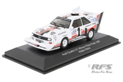 Audi Sport Quattro S1 E2 Walter Röhrl Winner Pikes Peak 1987 1:43 CMR Models NEU - Bild 1 von 3