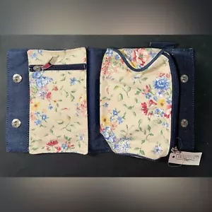 Longaberger Homestead Fabric Roll Organizer Spring Floral RARE HTF NEW NWT - Picture 1 of 6