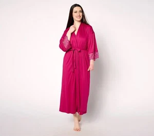 Plumero Breezies Lounge Detalle Encaje Talla XL VINO FRAMBUESA A636781 - Imagen 1 de 1