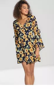 Hell Bunny Sunflower Mini Dress - Picture 1 of 7
